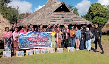 Jelajah-Wisata-dan-Bakti-Sosial,-Wakapolda-NTT-Pimpin-