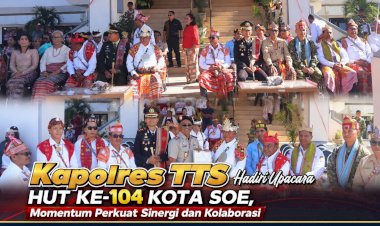 Kapolres-TTS-Hadiri-Upacara-HUT-ke-104-Kota-Soe,-Momentum-Perkuat-Sinergi-dan-Kolaborasi