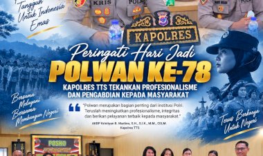 Peringati-Hari-Jadi-Polwan-Ke-78,-Kapolres-TTS-Tekankan-Profesionalisme-dan-Pengabdian-Kepada-Masyarakat