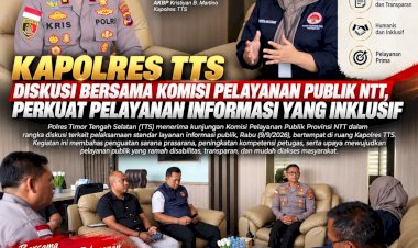 Kapolres-TTS-Diskusi-Bersama-Komisi-Pelayanan-Publik-NTT,-Perkuat-Pelayanan-Informasi-yang-Inklusif