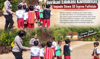 Sat-Binmas-Polres-TTS-Berikan-Edukasi-Kamtibmas-kepada-Siswa-SD-Inpres-Fafinisin