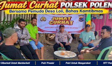 Jumat-Curhat-Polsek-Polen-Bersama-Pemuda-Desa-Loli,-Bahas-Kamtibmas