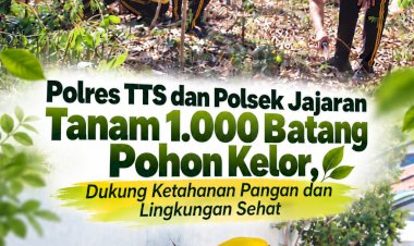 Polres-TTS-dan-Polsek-Jajaran-Tanam-1.000-Batang-Pohon-Kelor,-Dukung-Ketahanan-Pangan-dan-Lingkungan-Sehat