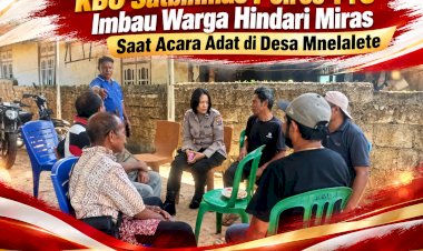 KBO-Satbinmas-Polres-TTS-Imbau-Warga-Hindari-Miras-Saat-Acara-Adat-di-Desa-Mnelalete