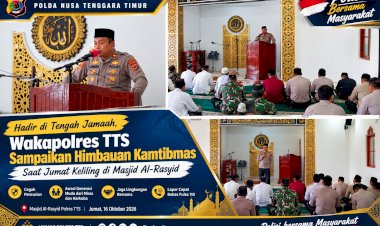 Hadir-di-Tengah-Jamaah,-Wakapolres-TTS-Sampaikan-Himbauan-Kamtibmas-Saat-Jumat-Keliling-di-Masjid-Al-Rasyid
