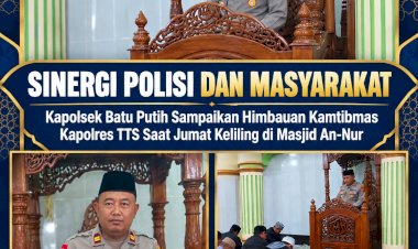 Sinergi-Polisi-dan-Masyarakat:-Kapolsek-Batu-Putih-Sampaikan-Himbauan-Kamtibmas-Kapolres-TTS-Saat-Jumat-Keliling-di-Masjid-An-Nur