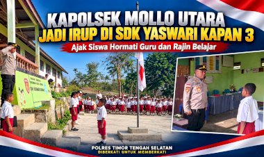 Kapolsek-Mollo-Utara-Jadi-Irup-di-SDK-Yaswari-Kapan-3,-Ajak-Siswa-Hormati-Guru-dan-Rajin-Belajar