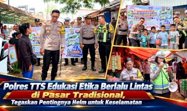 Polres-TTS-Edukasi-Etika-Berlalu-Lintas-di-Pasar-Tradisional,-Tegaskan-Pentingnya-Helm-Untuk-Keselamatan