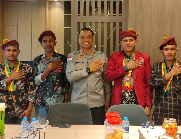 Silahturahmi ke Polres TTS, PMKRI dan Polres TTS Jalin Kerjasama untuk Meningkatkan Keamanan dan Ketertiban di Kab. TTS