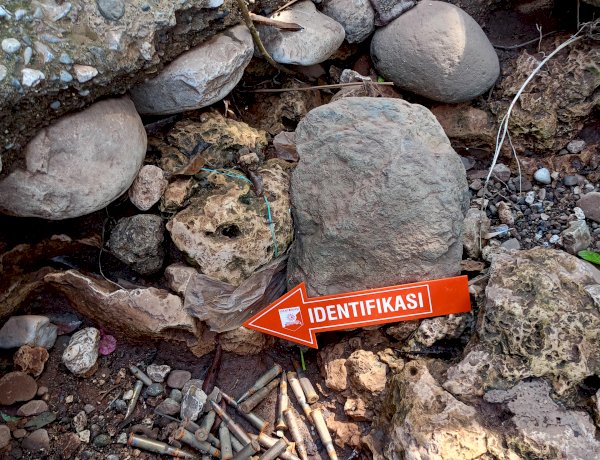 Pasca Ditemukannya Puluhan Butir Amunisi Aktif Oleh Warga , Polres TTS Lakukan Identifikasi