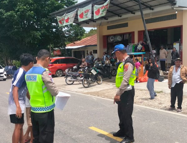 Polres TTS Urai Kronologis Kejadian Tabrakan Beruntun di Jalan Raya Niki - Niki TTS