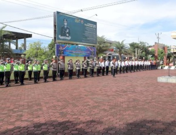 Menandai Operasi Keselamatan, Polres TTS Gelar Apel  Bersama Instansi Terkait