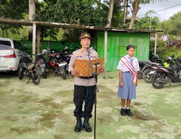 Jadi Irup Di SMTK Negeri Soe, ini Isi Amanat Kapolda NTT  Yang Dibacakan Kasat Binmas Polres TTS