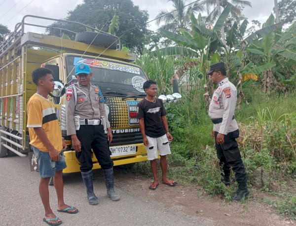 Idul Fitri 1447 H Aman dan Kondusif, Polsek Ki’e Intensif Patroli Dialogis