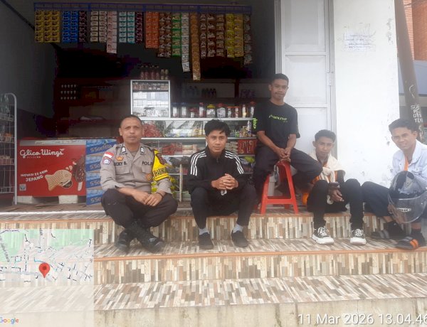 Bhabinkamtibmas Kota SoE Sambangi Warga Karang Siri, Tingkatkan Kesadaran Kamtibmas dan Keselamatan Berlalu Lintas