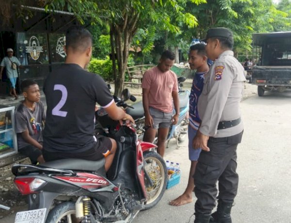 Himbauan Kamtibmas Waspadai TPPO dan Potensi Bencana Alam, Kanit Binmas Polsek Batu Putih Laksanakan Patroli ke Warga