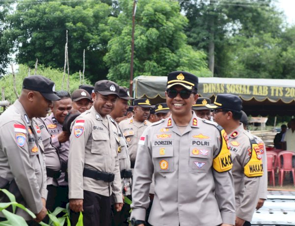 Project Inovasi Pekarangan Pangan Bergizi Polsek Kualin, Kapolres: Polsek Jajaran Polres TTS Wajib Membuat Pekarangan Bergizi