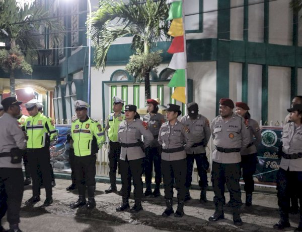 Pastikan Malam Kemenangan Aman, Polres TTS Terjunkan Personel Kawal Pawai Takbiran Idulfitri 1447 H