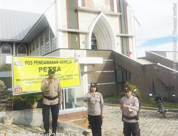 Beri Rasa aman dan nyaman, Polres TTS Melaksanakan Pengamanan Ibadah Penyegaran Iman Bagi Anak Dan Remaja di GMIT Petra Soe