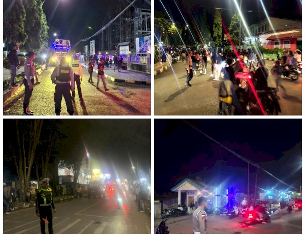 Polres TTS Jaga Stabilitas Kamtibmas Pada Perayaan Paskah Melalui Pengamanan Pawai Obor Jemaat GMIT Efata Soe