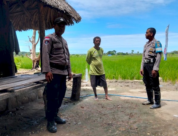 Wujudkan Wilayah Aman, Personel Polsek Amanuban Selatan Laksanakan Patroli
