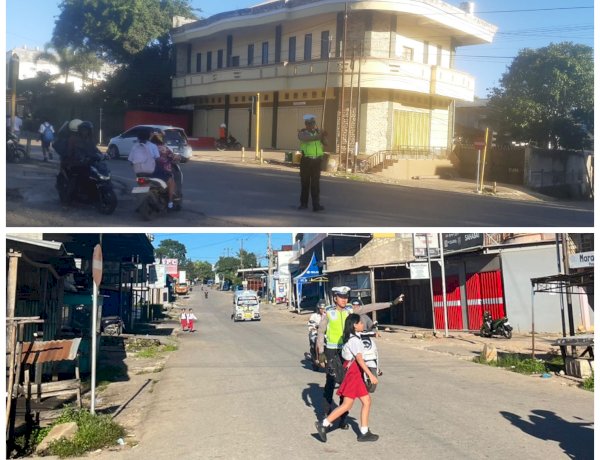 Sat Lantas Polres TTS Rutin Lakukan Pengaturan Pagi Demi Wujudkan Kamseltibcarlantas