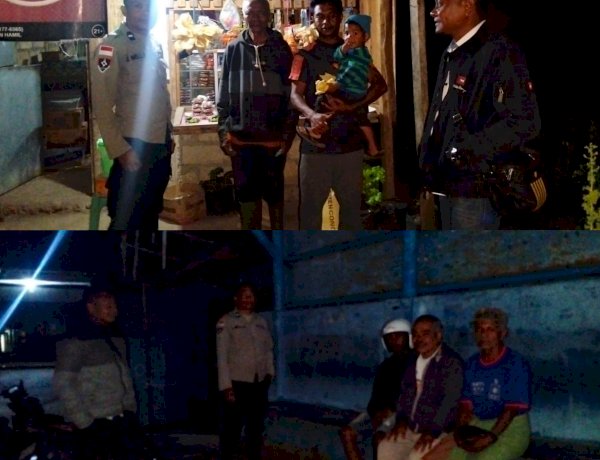 Polsek Mollo Selatan Sambang Desa Kesetnana, Imbau Warga Waspada Bencana dan Jauhi Miras