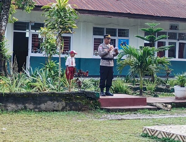 Bangun Generasi Berakhlak, Sat Binmas Polres TTS Laksanakan Pembinaan di SD Negeri Kesetnana