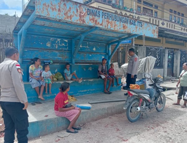 Jaga Kondusivitas, Polsek Amanuban Tengah Intensifkan Patroli Dialogis di Niki-Niki