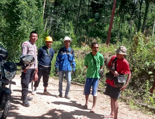 Bhabinkamtibmas Ajak Warga Desa Sebot Berperan Aktif Jaga Keamanan