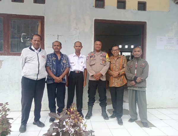 Bhabinkamtibmas Santian Monitoring Pelaksanaan Ujian di SD Inpres Nenotes, Sinergitas Jaga Keamanan di Lingkungan Sekolah