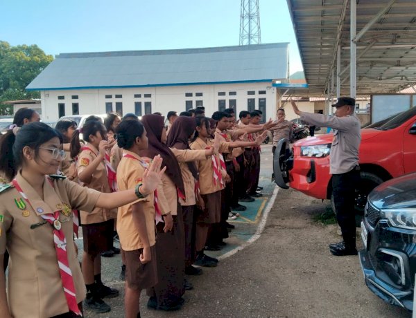 Tanamkan Disiplin pada Generasi Muda: Sat Binmas Polres TTS Laksanakan Latihan Saka Bhayangkara