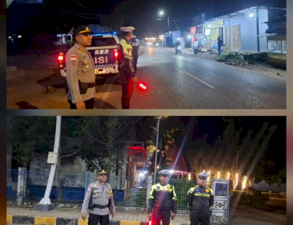 Jaga Kondusivitas Kamtibmas, Piket Fungsi Polres TTS Laksanakan Patroli Malam Persuasif