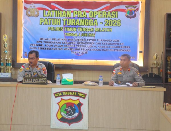 Polres TTS Gelar Latpraops Patuh Turangga 2026, Tekankan Pendekatan Humanis