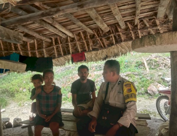 Bhabinkamtibmas Kecamatan Toianas Polsek Amanatun Utara Himbau Kamtibmas di Desa Milli