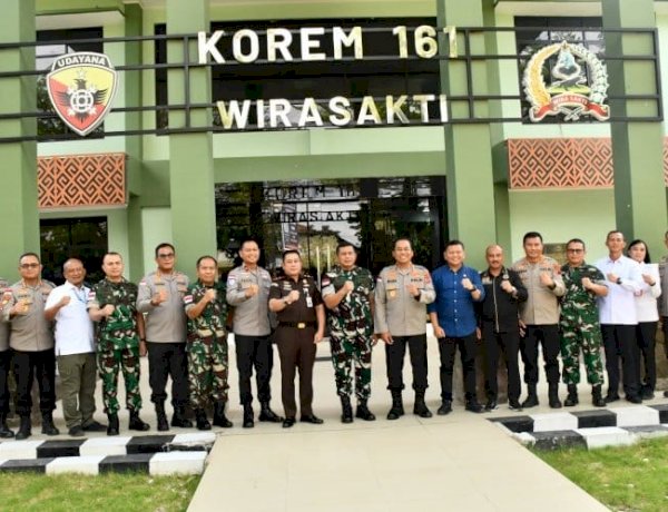Perkuat Soliditas TNI, Polri, dan Kejaksaan, Kapolda NTT Gelar Silaturahmi Bersama Danrem 161/Wirasakti dan Kajati NTT