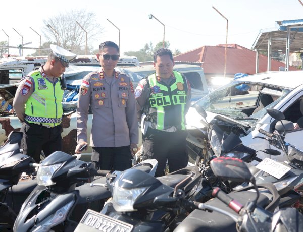 Pastikan Pelayanan Transparan, Kapolres TTS Cek Barang Bukti Laka Lantas dan Tegaskan Pengembalian Gratis