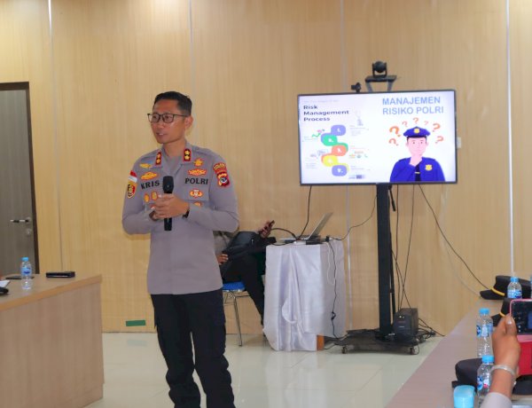 Tingkatkan Efektivitas Kinerja. Kapolres TTS ,Beri Pembekalan Manajemen Resiko Kepada PJU dan Kapolsek Jajaran.