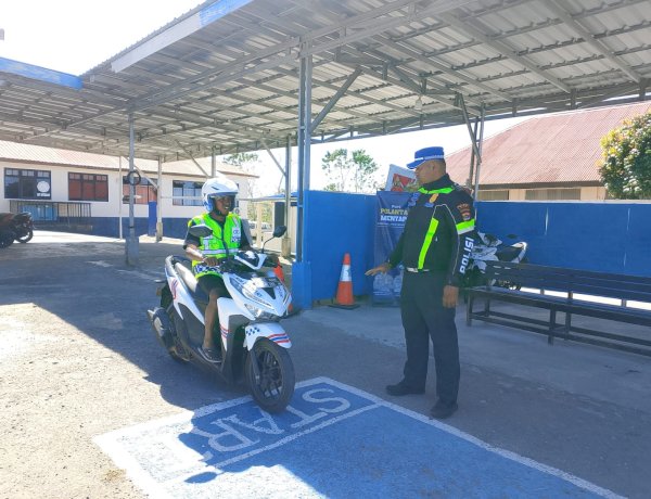 Polres TTS Buka Bimbingan Belajar Ujian Praktik SIM C dan SIM A, Permudah Masyarakat Urus SIM