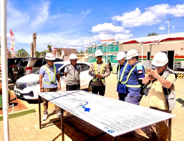 Kapolres TTS Tinjau SMA Garuda, Pastikan Pembangunan Berjalan Aman dan Lancar