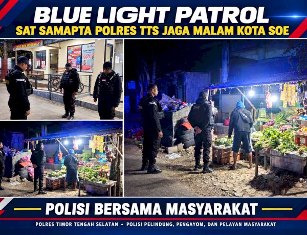 Menjaga Malam Kota Soe: Sentuhan Humanis Sat Samapta Polres TTS Buat Warga Tidur Nyenyak.