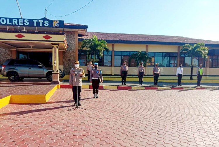 Pimpin Apel Pagi, Ini Arahan Kapolres TTS
