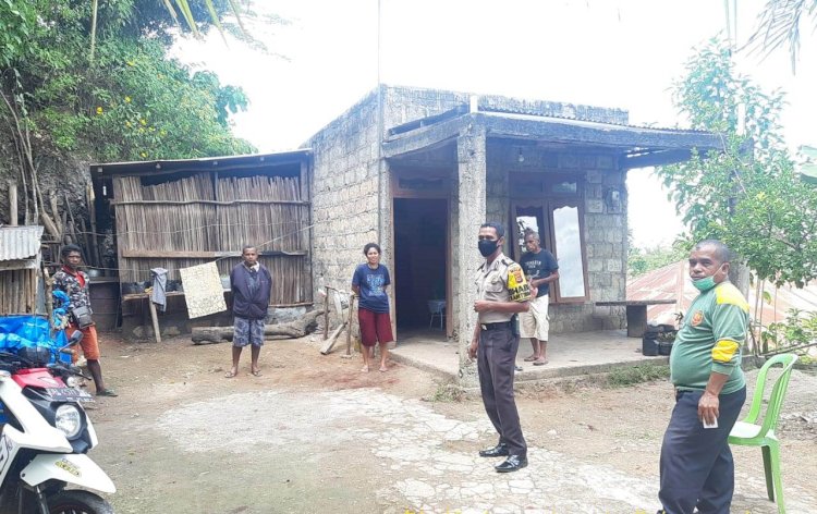 Patroli Dialogis, Bhabinkamtibmas Sampaikan Imbauan Kamtibmas