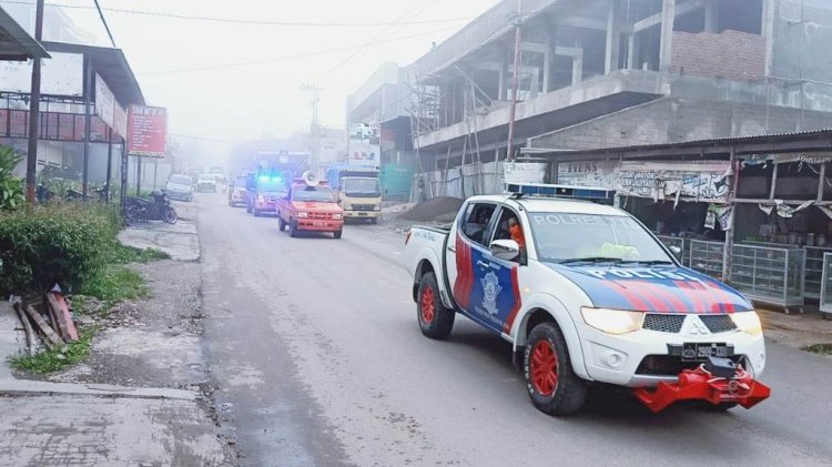 Pencegahan Penyebaran Covid-19, Polres TTS dan Instansi Terkait Gelar Patroli Gabungan