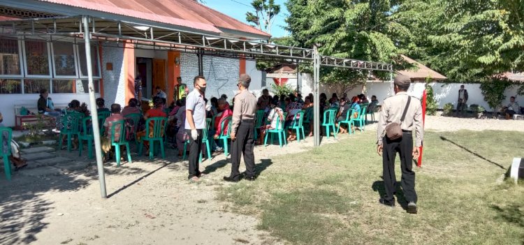 Kapolsek Amanuban Selatan Pantau Lansung Penyaluran BST