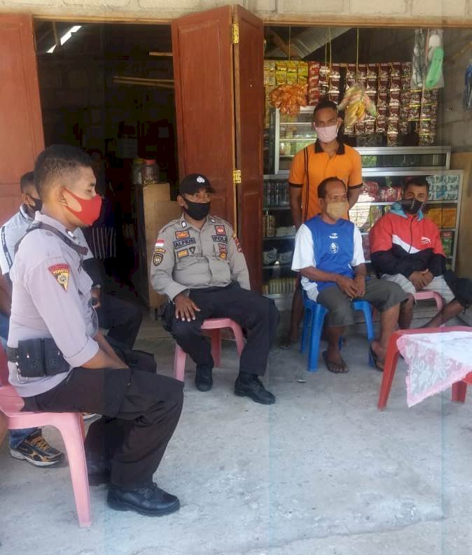 Upaya Pemeliharaan Kamtibmas, Personil Polsek Kualin Patroli Dialogis