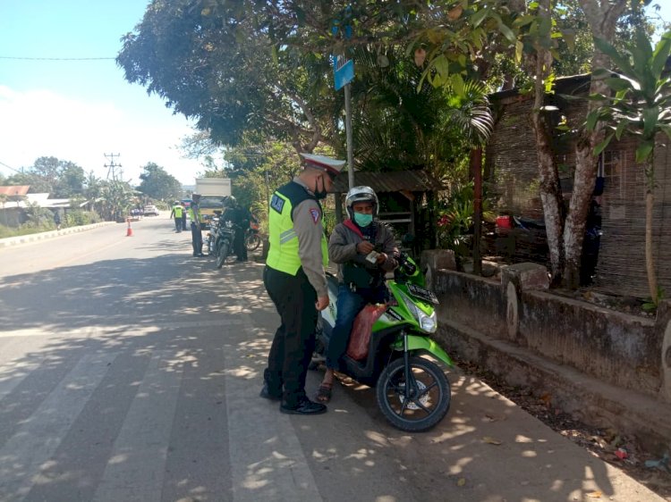 Operasi Patuh Turangga -2020, Polres TTS Sosialisasi AKB dan Penertiban Ranmor