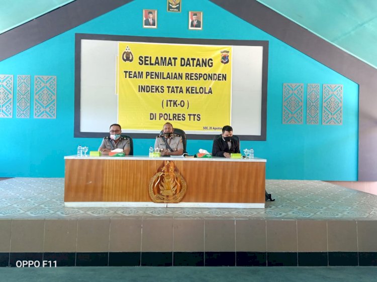 Mengukur Kinerja Polri, PolresTTS Gelar Pengisian Kuesioner Eksternal ITK Berbasis Online 2020
