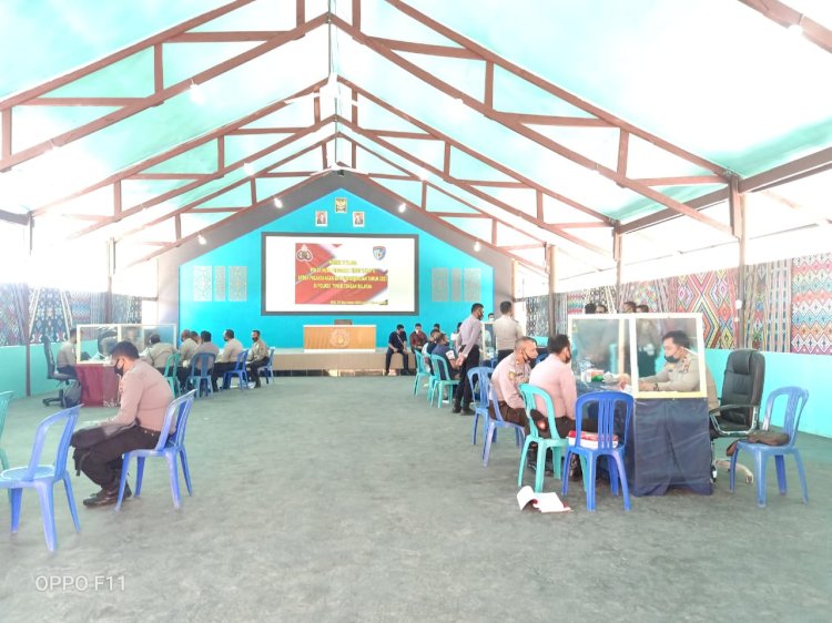 Itwasda Polda NTT Lakukan Wasrik di Polres TTS