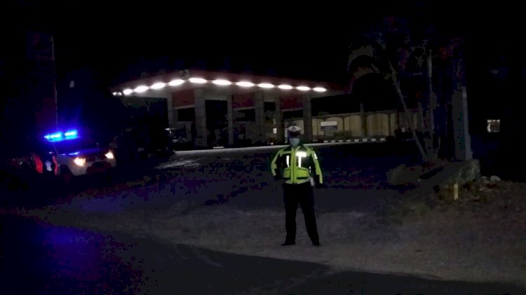 Sat Lantas Polres TTS Rutin Lakukan Patroli Malam Demi Cegah Gangguan Kamtibmas